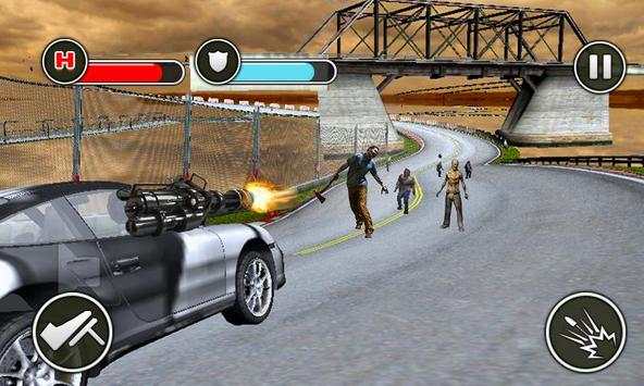zombie serangan jalan screenshot 2