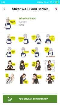 Stiker Si Anu WaStikerApp screenshot 2