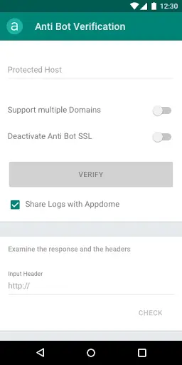 Anti Bot Verification App screenshot 1