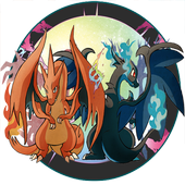 how to draw pokemon mega evolution icon