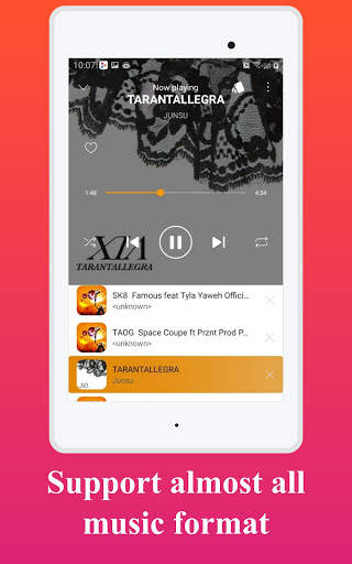 DX MP3 - MP3 Player, Music Player screenshot 8