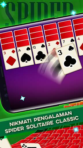 Spider Solitaire - Game Kartu screenshot 1