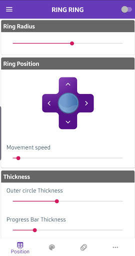RingRing battery indicator for Hole Punch Camera screenshot 1