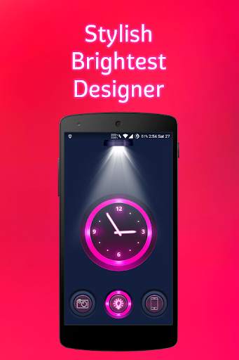 Clock Torch Flashlight Widgets screenshot 2