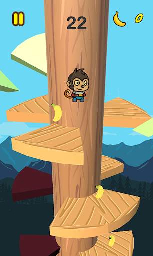 Helix Master - Monkey Banana Crush screenshot 1