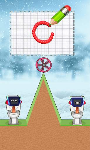 Draw To Smash : Toilet Puzzle скриншот 4