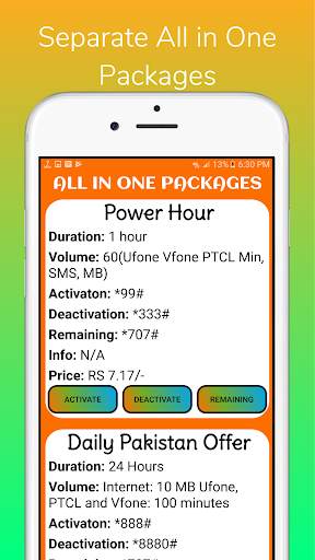 My Ufone Packages: Call, SMS & Internet 2020 screenshot 4