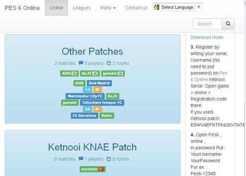 Online Pes 6 Ketnooi screenshot 5
