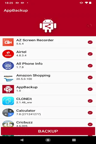 Apk Backup - Free apk backup application screenshot 2