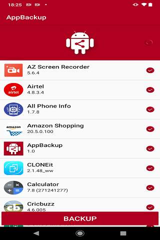 Apk Backup - Free apk backup application screenshot 2