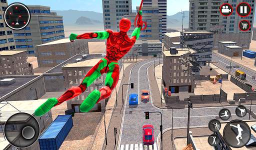 Mutant Spider Rope Hero : Flying Robot Hro Game screenshot 5