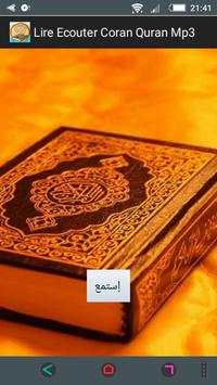 Lire Ecouter Coran Quran Mp3 1 تصوير الشاشة