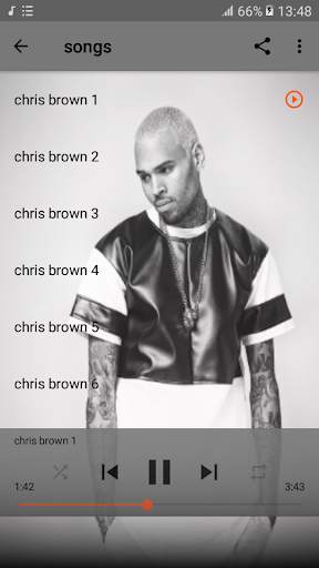 chris brown 2020 songs without internet screenshot 2