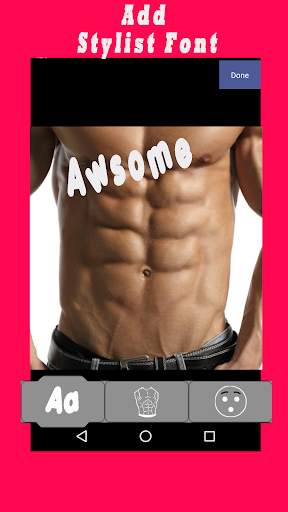 Six Pack Abs Maker 1 تصوير الشاشة