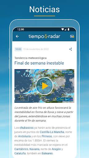 Tiempo & Radar: tu previsión screenshot 6