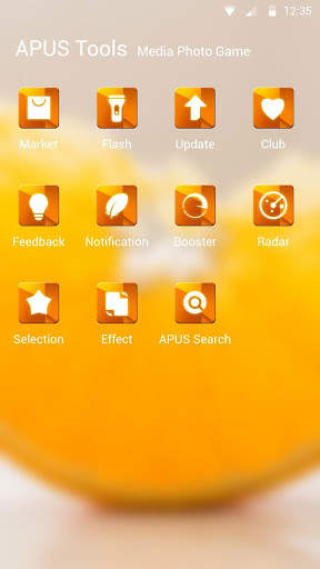 Oranges-APUS Launcher theme screenshot 3
