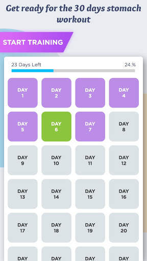 30 Days Lose Weight Workout for Flat Stomach screenshot 4