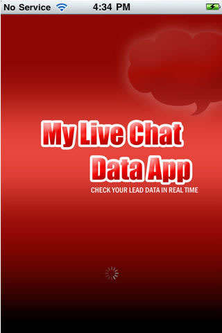 My Live Chat Data App स्क्रीनशॉट 1