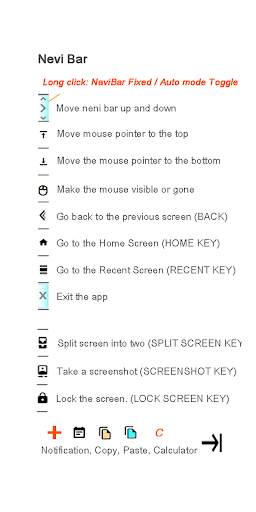 nevimouse - Navigation Bar and Mouse Combination screenshot 4
