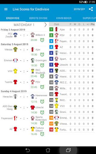 Live Scores for Eredivisie screenshot 8