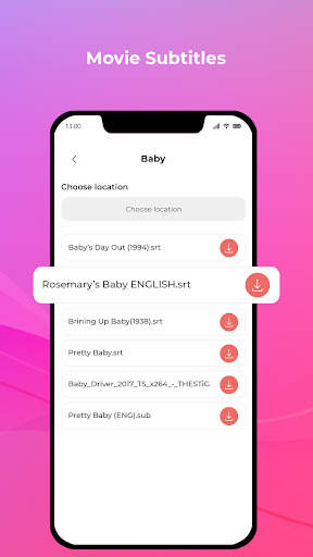 Subtitle Finder & Downloader screenshot 2