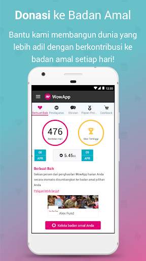 WowApp - Earn. Share. Do Good screenshot 4