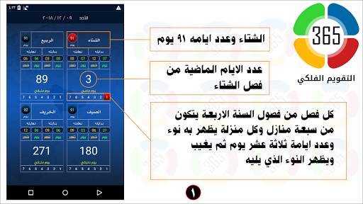 التقويم الفلكي 2 تصوير الشاشة