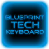 ikon Blue Tech Keyboard Skin