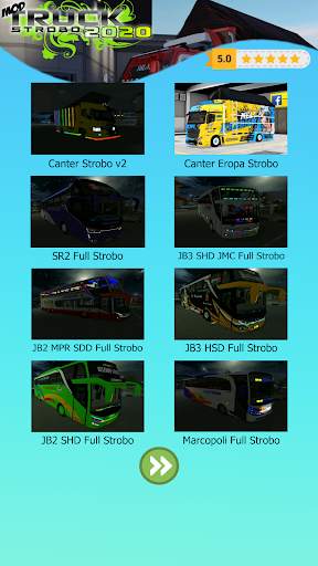 Bussid Mod Truck Strobo screenshot 2