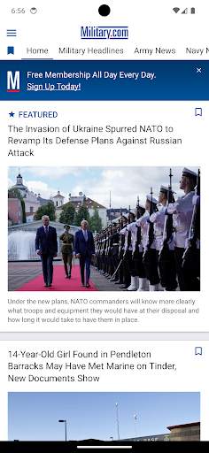 Military News by Military.com screenshot 1