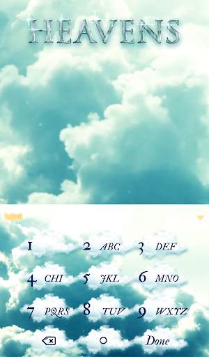 Heavens Animated Keyboard   Live Wallpaper screenshot 5