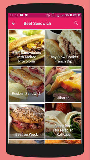 Sandwich Recipes screenshot 1