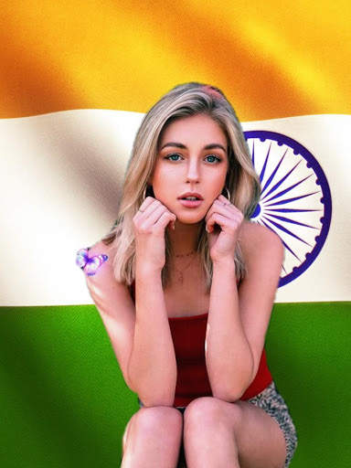 Flag on Face Effect - Country Flag Photo Effect screenshot 1