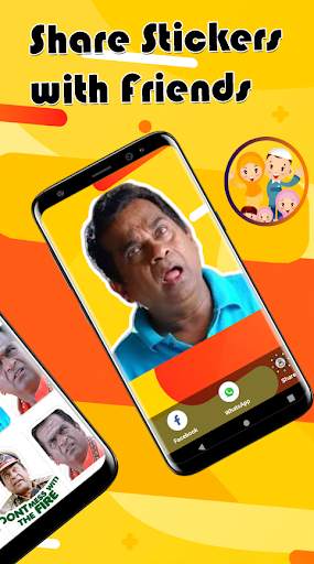 Telugu Movie Stickers for Whatsapp - WAStickerApps screenshot 4