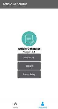 Article Generator screenshot 5
