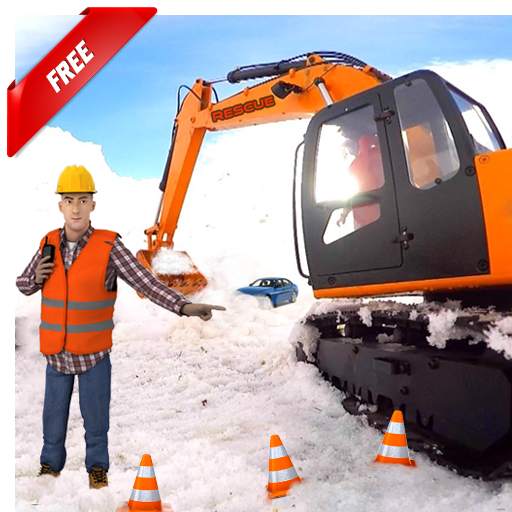 Excavator Pull Tractor: City Snow Cleaner 4.0