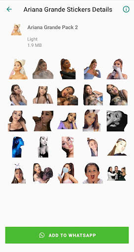 Ariana Grande Stickers App screenshot 3