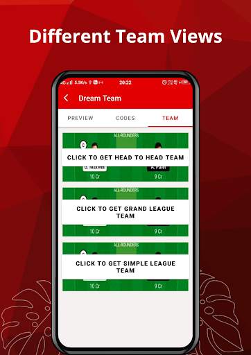 Dream Team: Fantasy Cricket screenshot 6