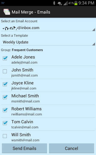 Mail Merge Lite screenshot 8