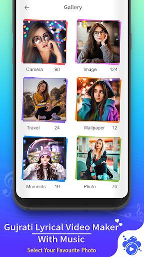 Gujrati Lyrical Video Maker With Music screenshot 1