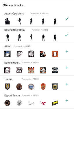R6S Stickers for Whatsapp screenshot 1
