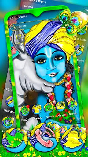Lord Krishna Theme Launcher screenshot 5