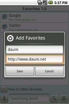 Favorites screenshot 2