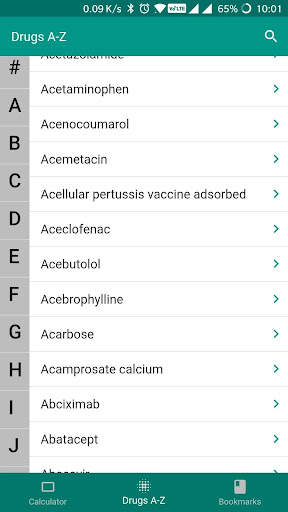 Drug Index Offline screenshot 1
