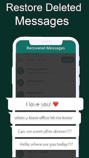 Recover Deleted Messages WA screenshot 2
