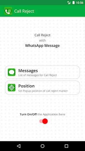 Call Reject 1 تصوير الشاشة