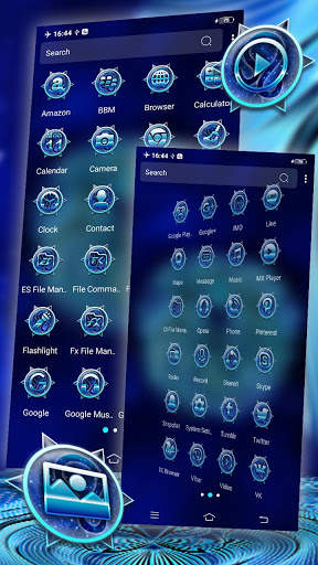 Leo Zodiac Sign Neon Launcher Theme screenshot 4