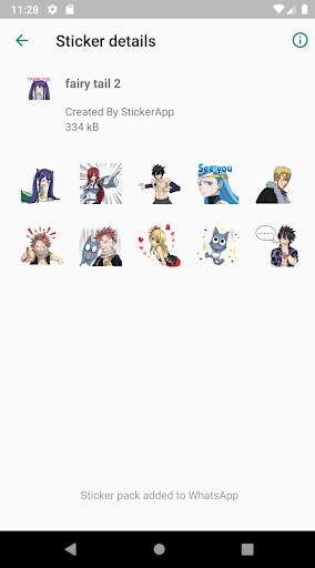 Fairy Tail Sticker Wa screenshot 3