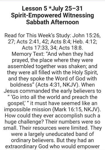 SDA Sabbath School Quarterly screenshot 2