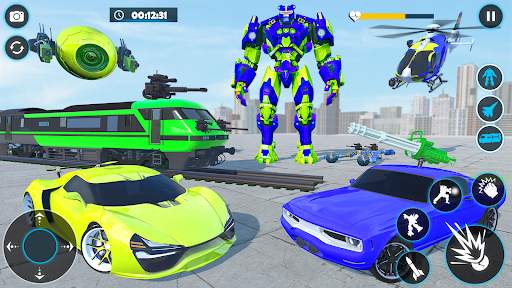 Real Robot Transform Car Game screenshot 5